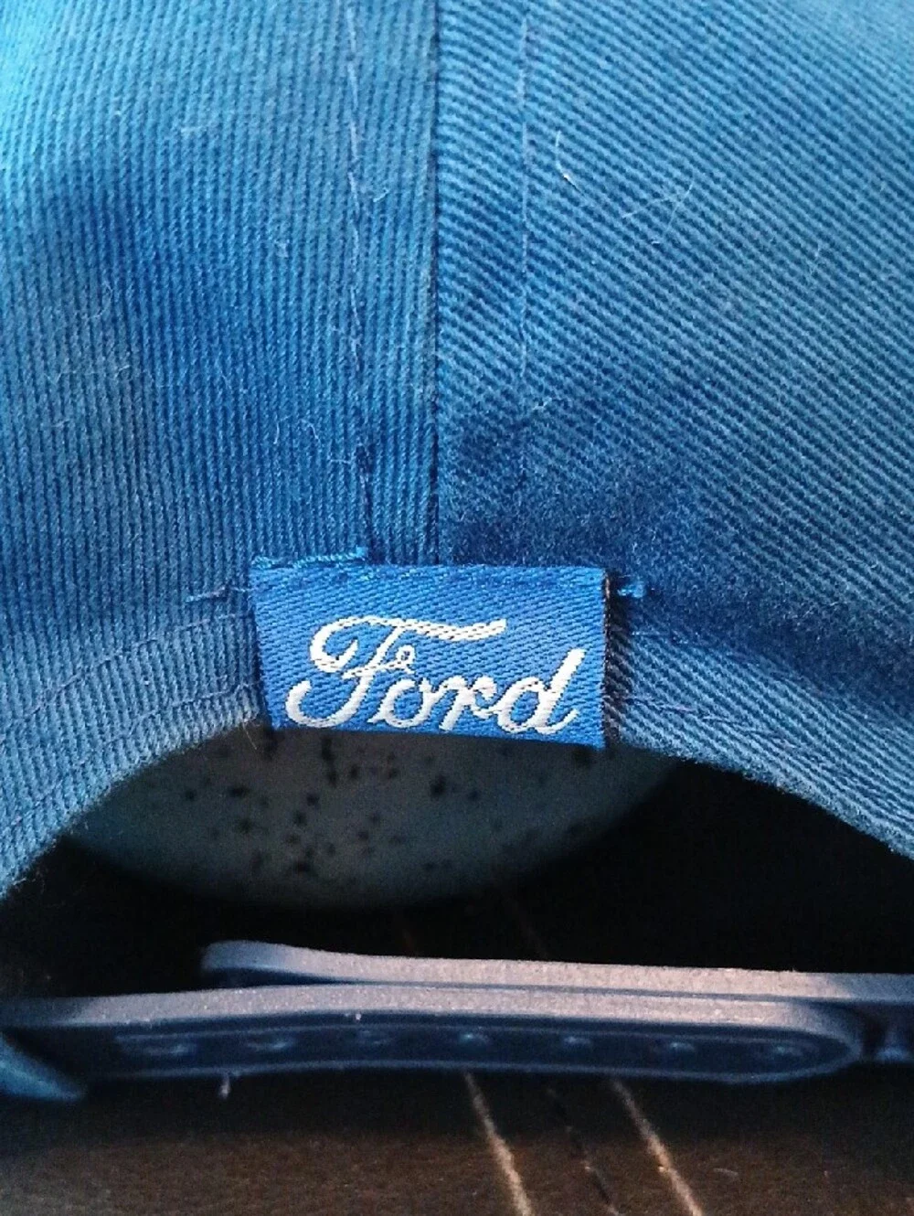Ford Mustang Navy Blue Embroidered Baseball Cap Hat Adjustable Snap Back CLEAN!!